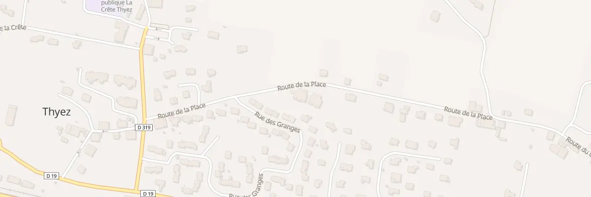 Plan du 457 Rte de la Place à Thyez