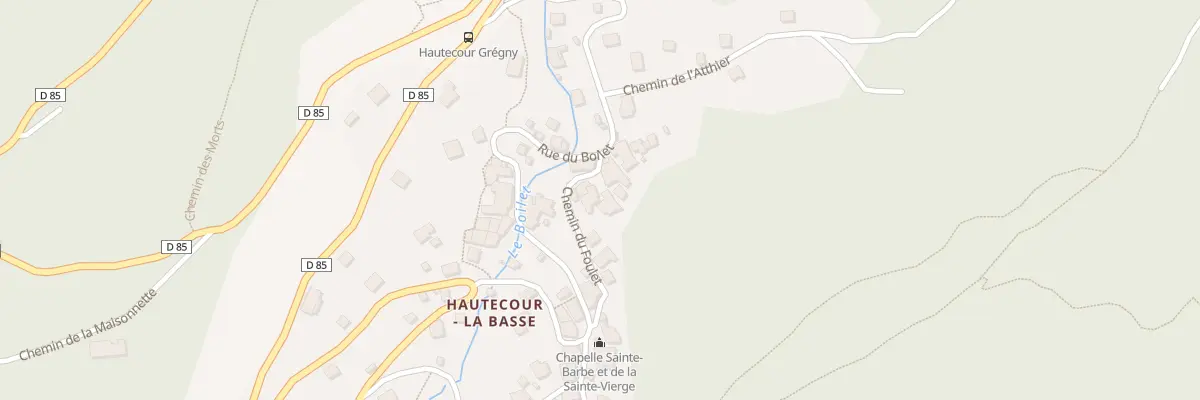 Plan du 17 Che du Foulet à Hautecour