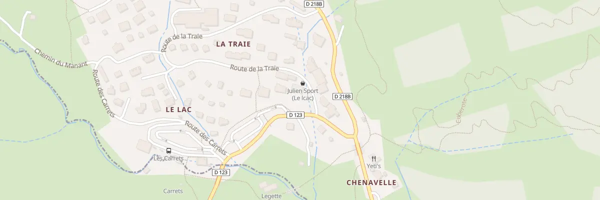 Plan du 5832 Res Les Chalets du Lac à Hauteluce