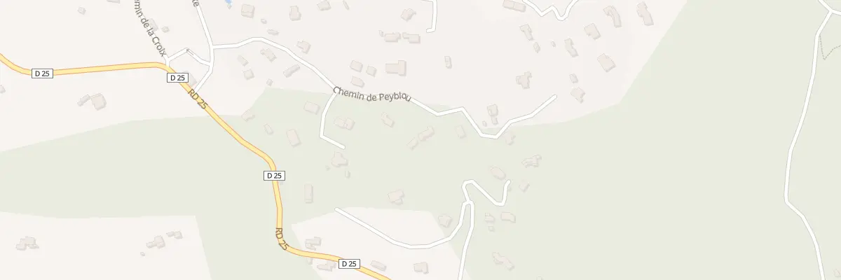 Plan du 368 Che de Peyblou à Callas