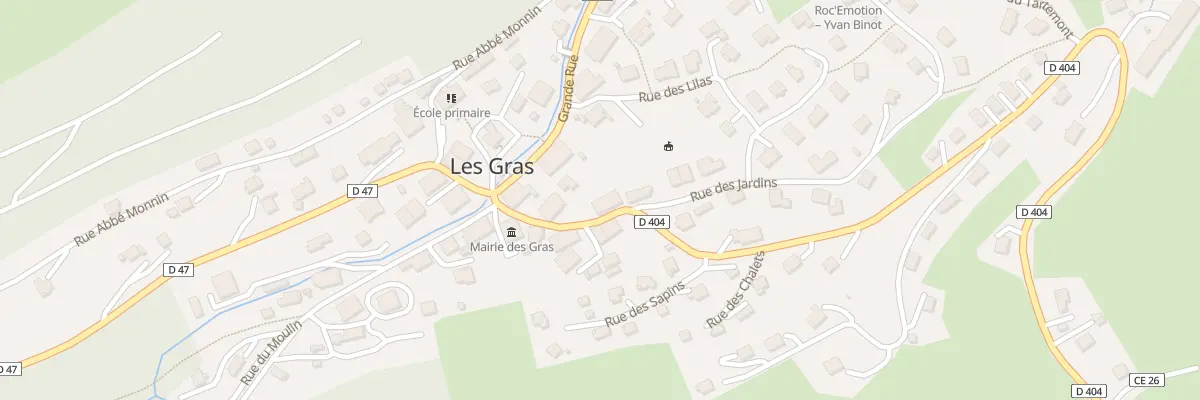 Plan du 3 Rue de l’Helvétie aux Gras