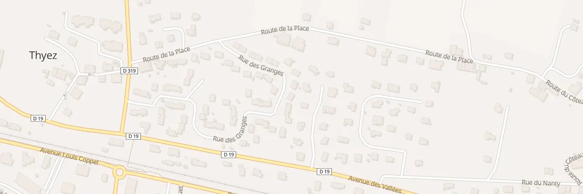 Plan du 37 Rue des Granges à Thyez