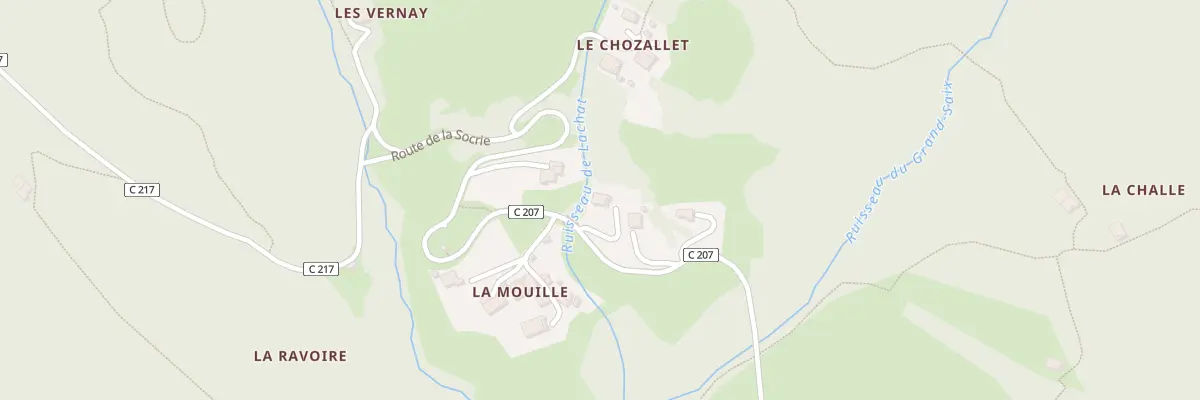 Plan du 2670 Rte de la Socrie à Mieussy
