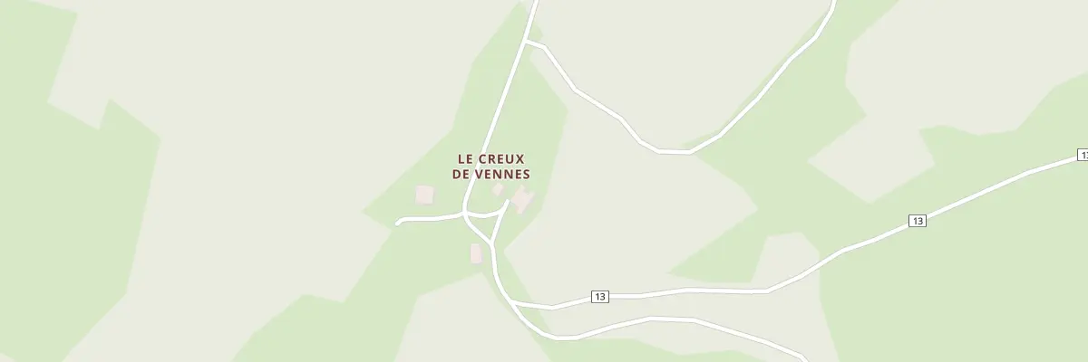 Plan du 2 Le Creux de Vennes à Vennes