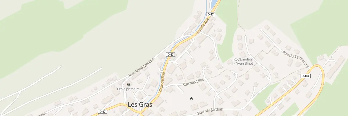 Plan du 16 Gr Grande Rue aux Gras
