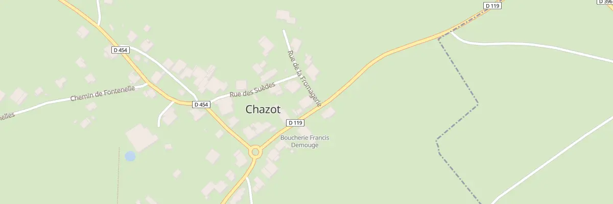 Plan du 25 Gr Grande Rue à Chazot