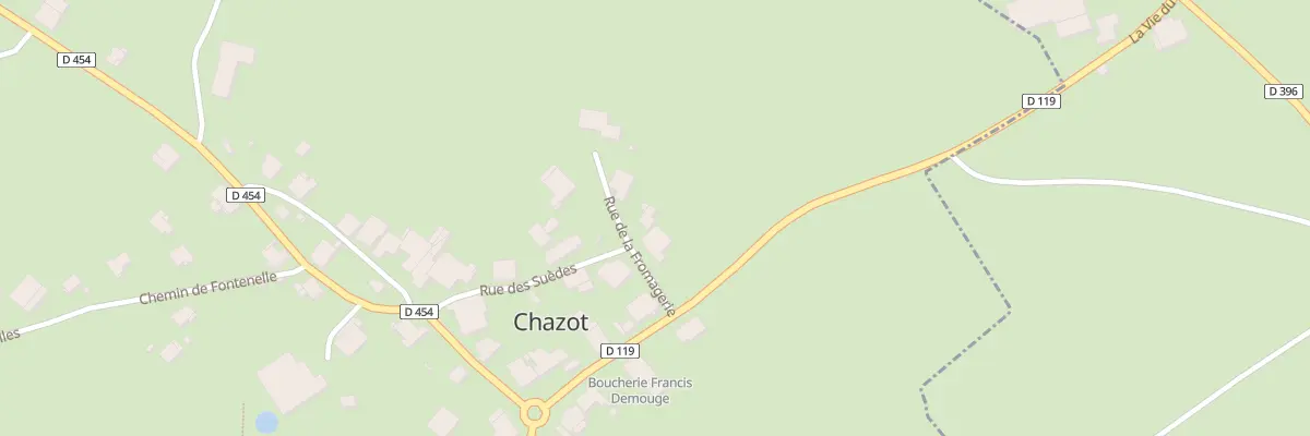 Plan du 2B Rue de la Fromagerie à Chazot