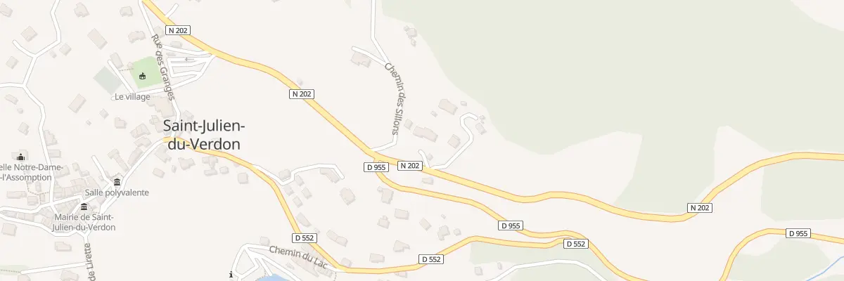 Plan du 57 Rte de Nice à Saint-Julien-du-Verdon