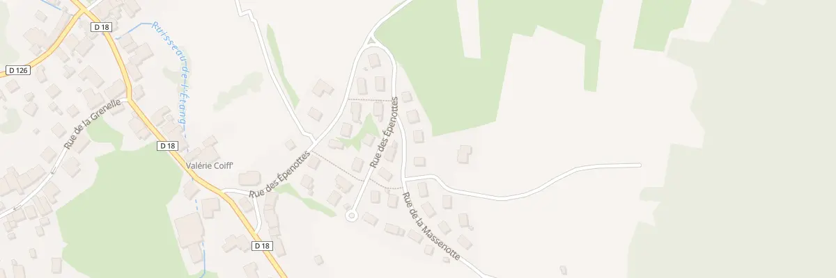 Plan du 3 Rue de la Massenotte à Belles-Fontaines