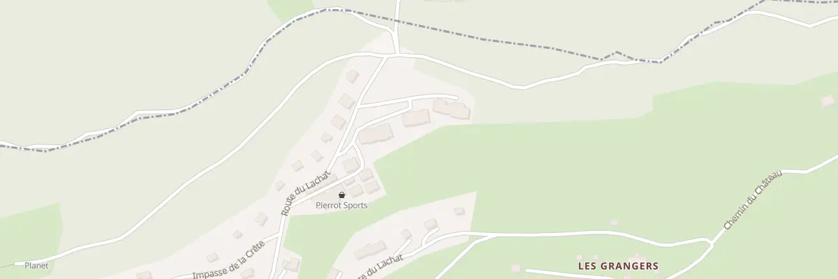 Plan du 2462 Rte du Lachat à Notre-Dame-de-Bellecombe