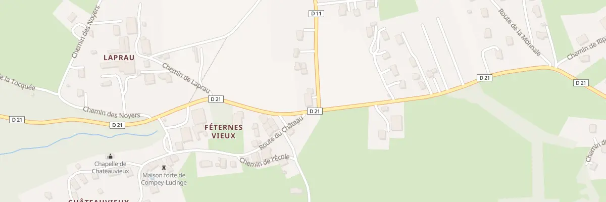 Plan du 245 Rte du Plan Fayet à Féternes