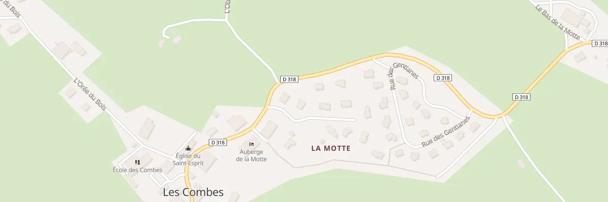Plan du 1 Imp du Chazal aux Combes