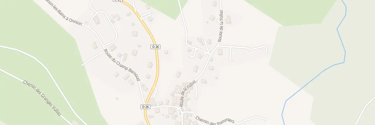 Plan du 53 Rte de la Follaz à Vailly