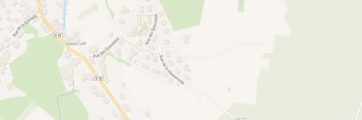 Plan du 4 Rue du Trou au Loup à Belles-Fontaines