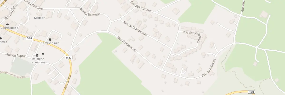 Plan du 19 Rue du Belmont à Pierrefontaine-les-Varans