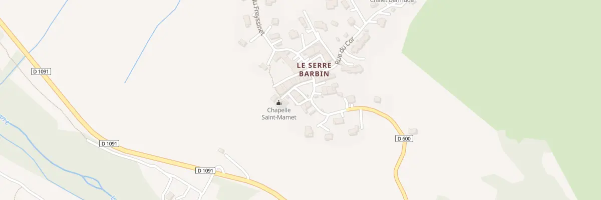 Plan du 23 Rue des Mères au Monêtier-les-Bains
