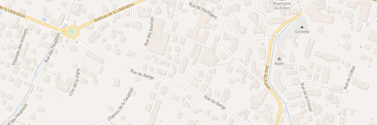 Plan du 25 Rue du Bargy à Scionzier