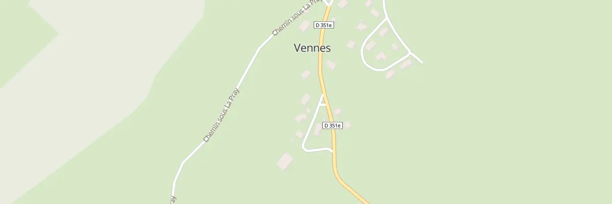 Plan du 3 Rue de la Mairie à Vennes