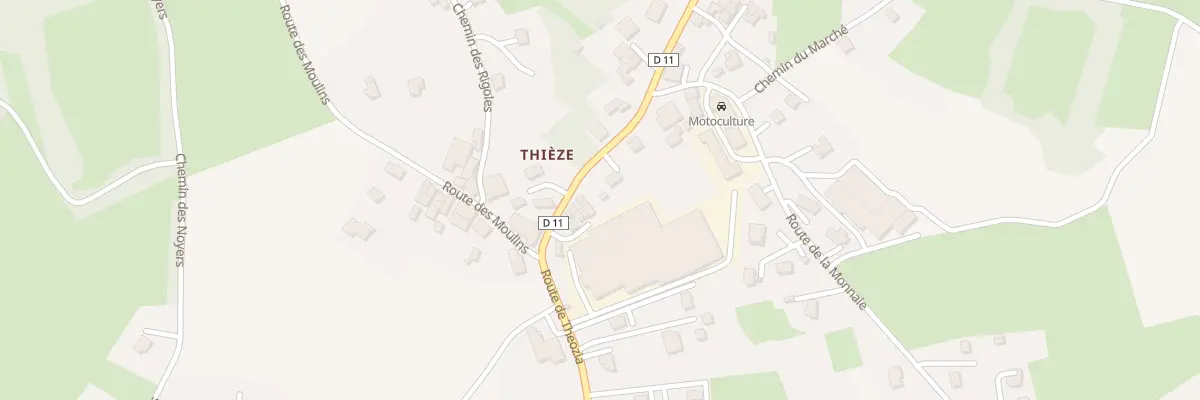 Plan du 348 Rte de Théozia à Féternes
