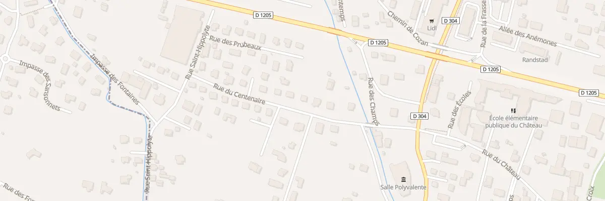 Plan du 16 Rue du Centenaire à Scionzier