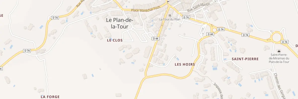 Plan du 230 Rue Jean Jaurès au Plan-de-la-Tour