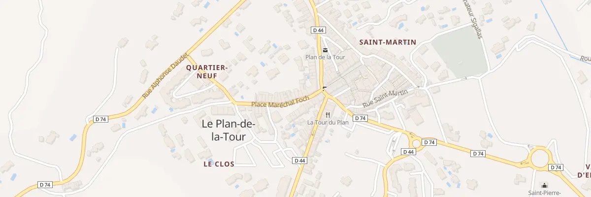 Plan du 24 Pl Maréchal Foch au Plan-de-la-Tour