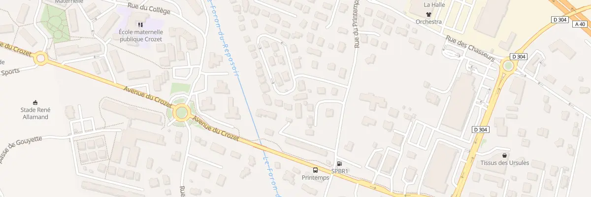 Plan du 316 Rue des Campanules à Scionzier