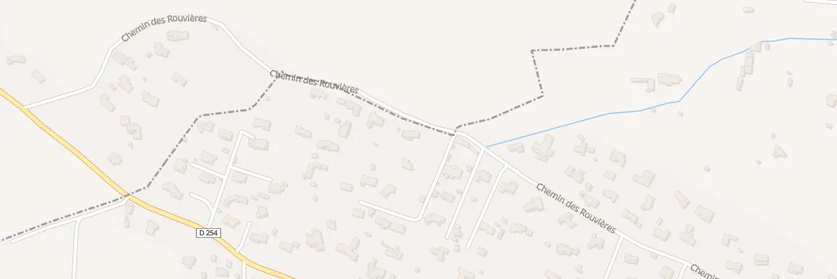 Plan du 1141 Che des Rouvières au Muy