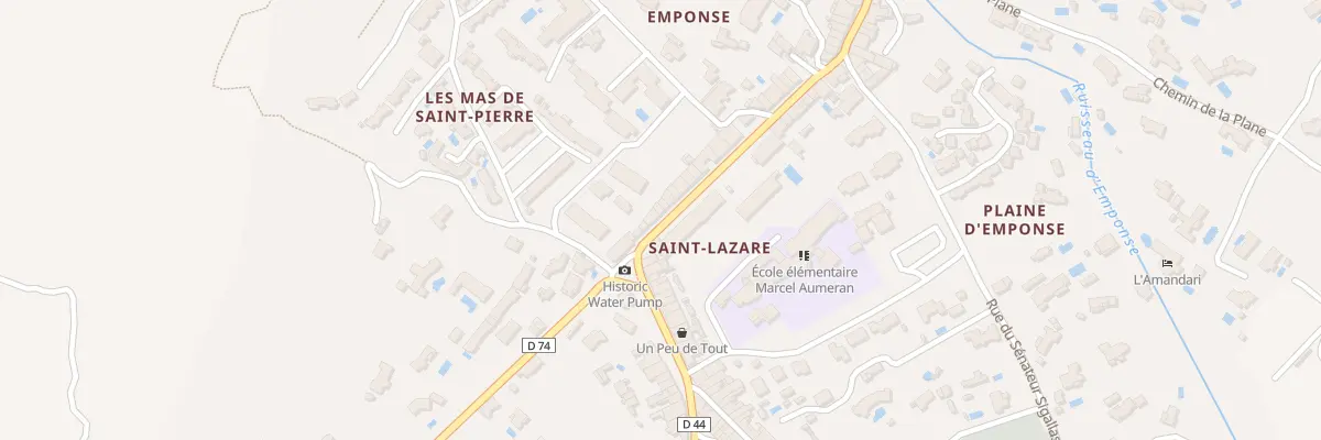 Plan du 5603 Bd Mal Joffre au Plan-de-la-Tour