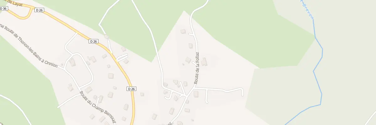 Plan du 271 Rte de la Follaz à Vailly