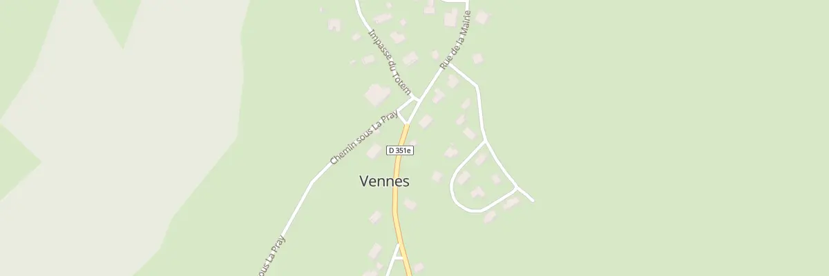 Plan du 8 Rue de la Mairie à Vennes