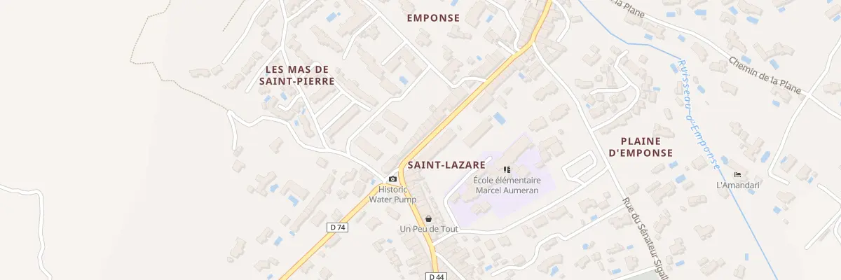 Plan du 11 Bd Mal Joffre au Plan-de-la-Tour