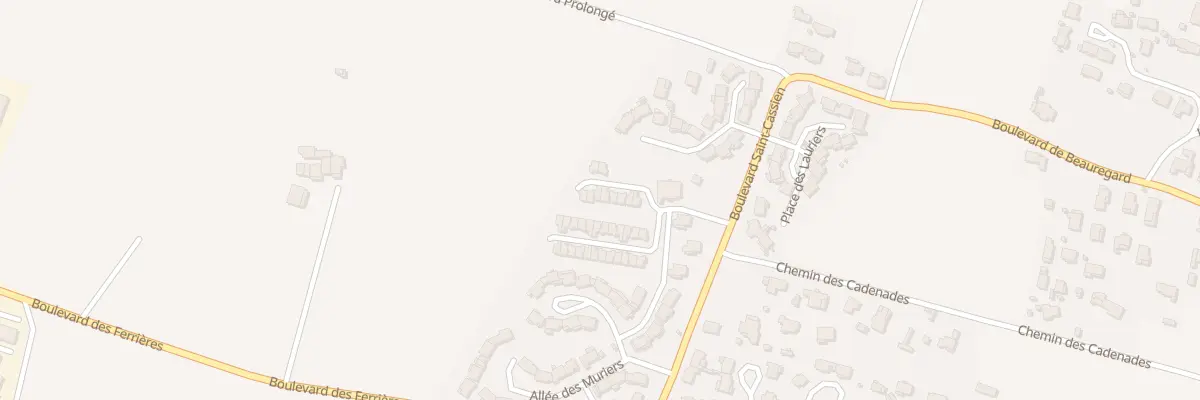 Plan du 325 Av de Saint - Cassien au Muy