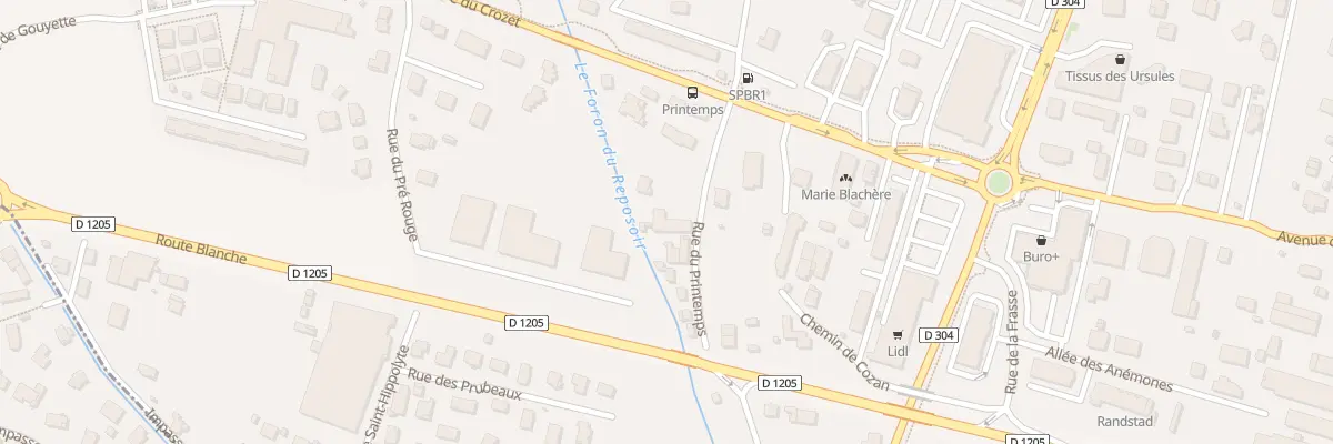 Plan du 7 Rue du Printemps à Scionzier