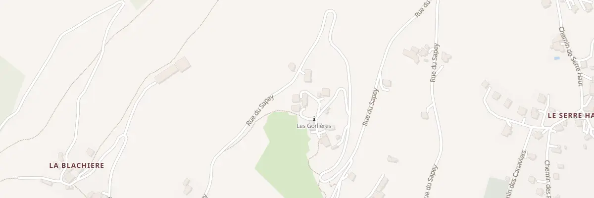 Plan du 5253 Les Gourlieres à L’Argentière-la-Bessée