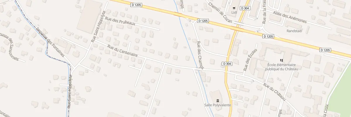 Plan du 12 Rue du Centenaire à Scionzier