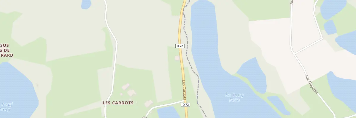 Plan du 8 Les Cardots à La Lanterne-et-les-Armonts