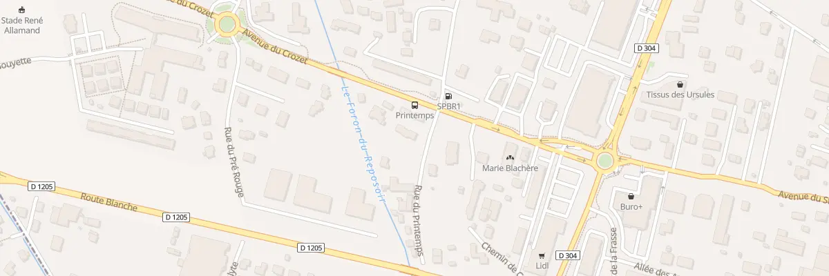 Plan du 13 Rue du Printemps à Scionzier