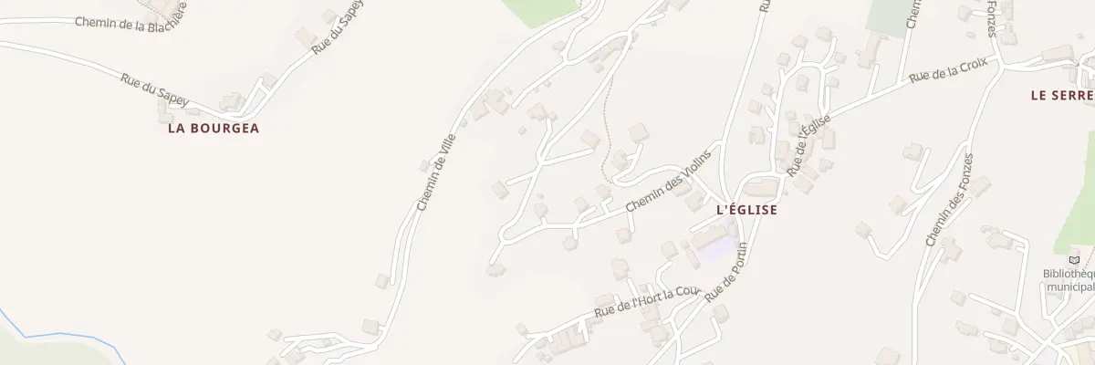 Plan du 5585 Che des Violins à L’Argentière-la-Bessée