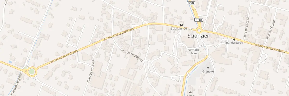 Plan du 8 Rue des Acacias à Scionzier