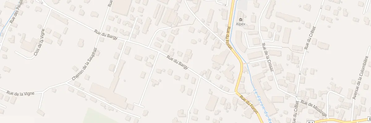 Plan du 37 Rue du Bargy à Scionzier