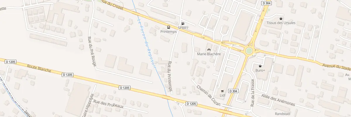 Plan du 10 Rue du Printemps à Scionzier