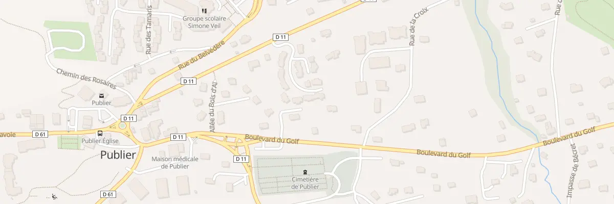 Plan du 240L Rue du Chablais à Publier