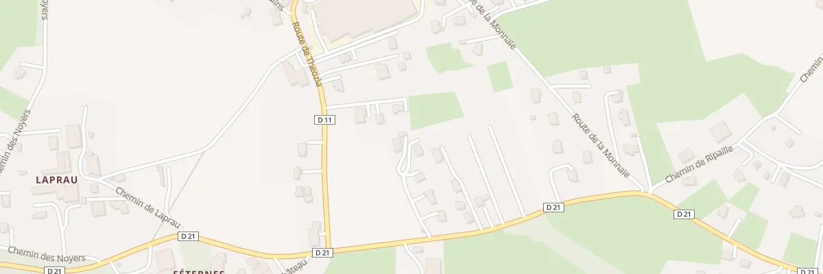 Plan du 405 Rte du Plan Fayet à Féternes
