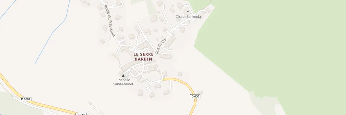 Plan du 5876 Pre Denier au Monêtier-les-Bains