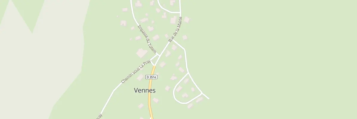 Plan du 11 Rue des Gentianes à Vennes