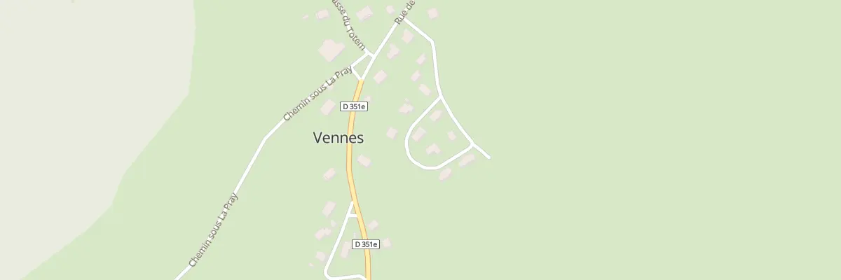 Plan du 10 Rue des Gentianes à Vennes