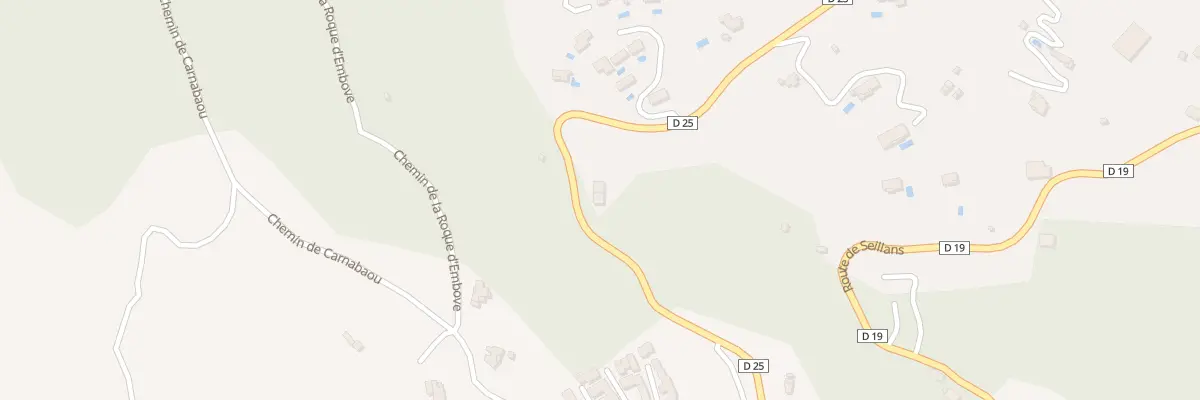 Plan du 5607 Roque d’Emboue à Bargemon