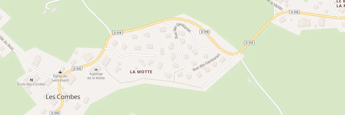 Plan du 17 Rue des Gentianes aux Combes