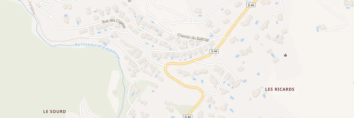 Plan du 5 Lot Buon Aigo au Plan-de-la-Tour